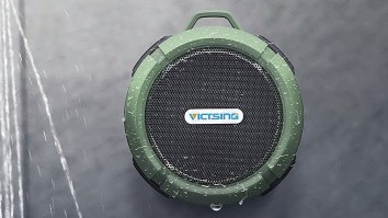 VicTsing Waterproof Bluetooth Speaker Is Perfect For The Beach Or The Shower