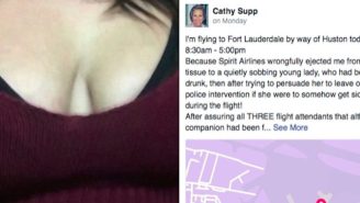 21-Year-Old Woman Claims She Was Kicked Off A Spirit Airlines Plane For Refusing To Cover Her Cleavage