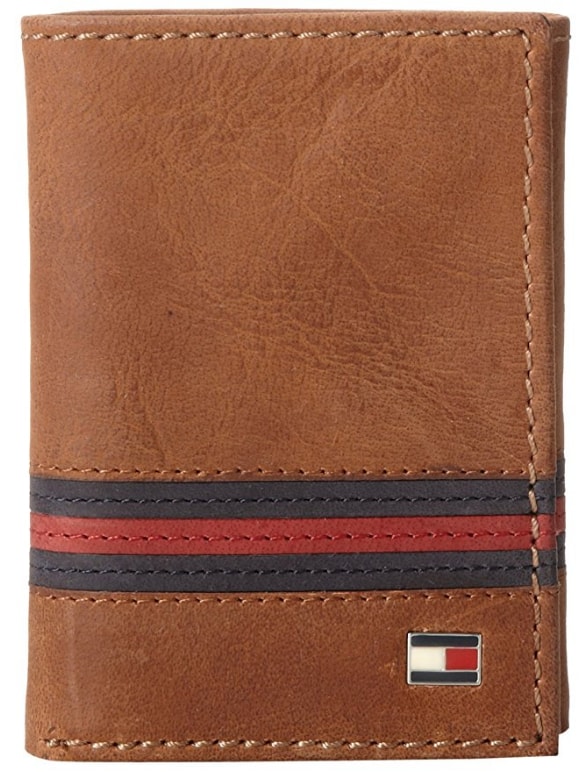 Tommy Hilfiger Men's Leather Yale Trifold Wallet