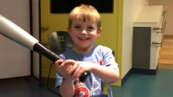 WATCH The Moment A 5-Year-Old Finds Out He’s Getting A New Heart And Will Get To Go To A Red Sox Game