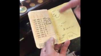Check Out Arnold Palmer’s Homemade Augusta National Yardage Book