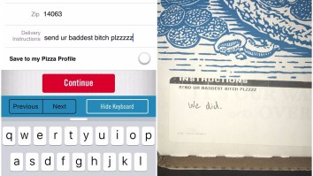 Bro Goes Viral For Amazing Domino’s Pizza Delivery Instructions