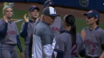 Auburn Softball Player Gets Into Heated Exchange With Florida Coach After He Shoved Her