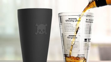 Pick Your Poison With This Awesome Bar Bones Cocktail Shaker And Glass