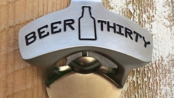 Beer Thirty Is The Perfect Wall-Mounted Bottle Opener For The Office