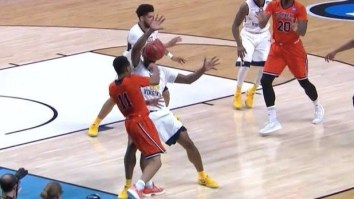 West Virginia Player Takes A Speeding Basketball Point-Blank To The Face And Now My Face Hurts