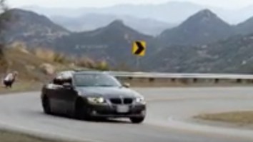Dude Showing Off His Brand New BMW Probably Regrets Taking This Turn And Totaling The F*ck Out Of It