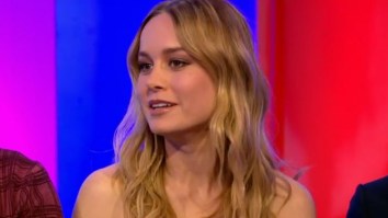 Brie Larson Ridiculously Caught Heat For Showing ‘Too Much Cleavage’ On A British ‘Family Show’