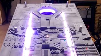 Shut Up And Take My Imperial Credits! This Death Star Cornhole Game Table Is Incredible
