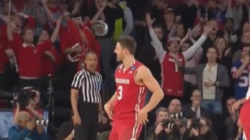 Wisconsin’s Zak Showalter Hits Miraculous Game-Tying 3-Pointer Then Does Discount Double Check