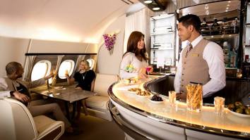 New Luxury Bar For First Class Passengers On Emirates Airlines Is Nicer Than Your Entire Apartment