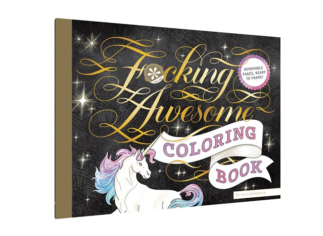 fucking awesome coloring book