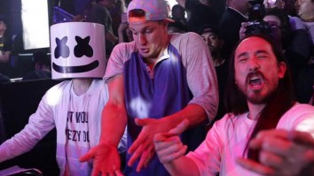 Gronk Is Just DESTROYING South Beach, Taking Over DJ Booths And Dancing Shirtless In Clubs