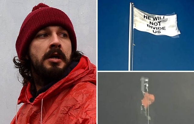 He Will Not Divide Us Flag 4chan