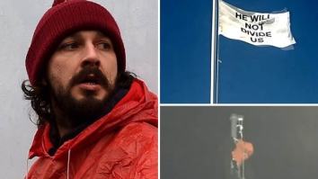 Shia Labeouf’s ‘He Will Not Divide Us’ Project Flew A Flag In Secret Area, 4chan Users Found It And Trolled Him Hard