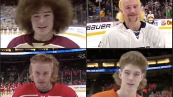 Wild Hair Styles And Gnarly Beards Steal The Show At The Minnesota State HS Hockey Tournament