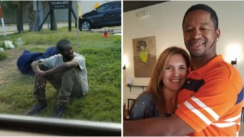 Family Takes In Homeless Man Who Was Sitting In The Same Spot For Years Waiting For His Mother Who Abandoned Him