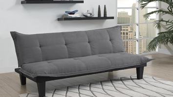 LIMITED TIME ONLY 41% OFF: Get This Best-Selling Microfiber Futon For Under $100!!!