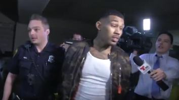 Rapper Promotes His Mixtape While In Cuffs During Perp Walk After He Was Arrested For Capital Murder