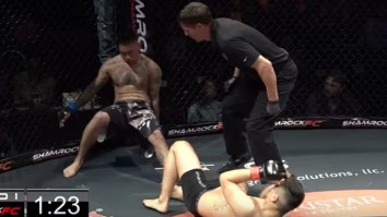 MMA Fight In Missouri Ends With Insane Double Knockout