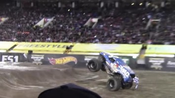 Monster Truck Pulls Off Front Flip In Las Vegas, Crowd Goes Nuts