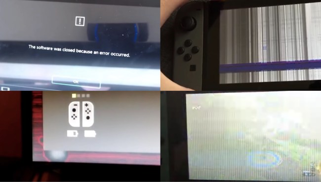 Nintendo Switch failure