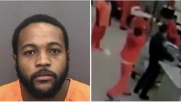 Prison Inmate Tries To Strangle Guard With A Towel Before A Group Of Inmates Come To The Guard’s Aid