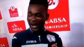 South African Soccer Player Slips Up, Thanks Both Wife And Girlfriend During Post-Game Interview