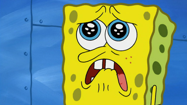 sponge bob sad