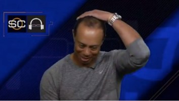 Scott Van Pelt Courageously Asks Tiger Woods About His Receding Hairline, Tiger Trashes Himself