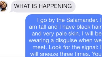 Guy Pretends He’s A Convict On The Lamb On Tinder, Confuses The Hell Out Of His Match