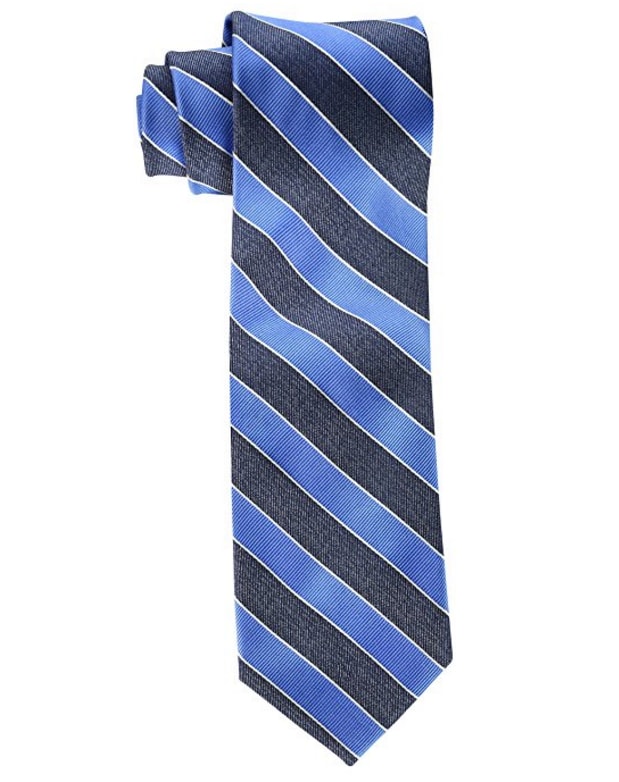 Tommy Hilfiger Men's Denim Bar Stripe Tie