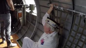Badass WWII Veteran Who Survived Pearl Harbor Flies In A B-17 Bomber For His 99th Birthday