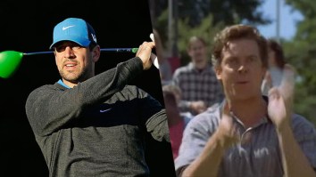 Aaron Rodgers Got Into An Odd, Hilarious Late Night Twitter Beef With ‘Shooter McGavin’