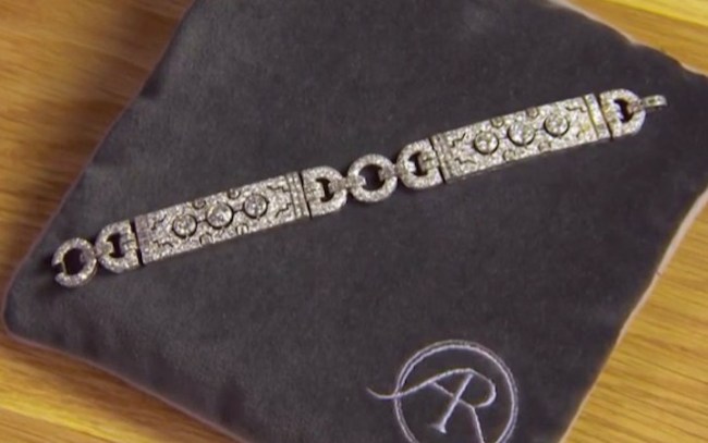 antiques roadshow diamond bracelet