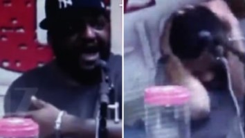 Radio Host Repeatedly Punches Comedian Aries Spears In The Head And Beats Him Down During Heated Interview
