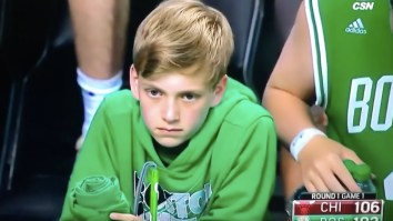 Young Celtics Fan Gets Caught Dropping F-Bomb On Camera, Instantly Becomes Twitter Hero