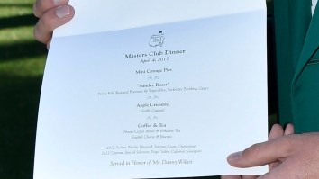 Danny Willett Reveals His 2017 Masters Champions Dinner Menu And It Is Uninspiring