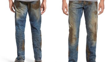Nordstrom’s Selling Jeans Covered In Fake Mud For $425 And People Are Losing Their Minds