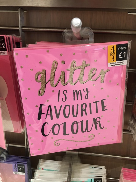 glitter hitler greeting card
