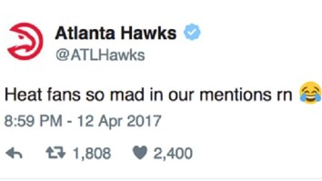 The Hawks Twitter Account Trolled Pissed Off Heat Fans Who Were Angry At Atlanta For Resting Their Players