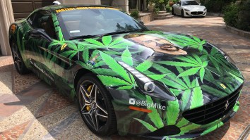 Millionaire Marijuana Playboy Surprises Followers With A Free Ounce Of Weed Delivered In A Ferrari