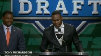 Former Jets FB Tony Richardson Somehow Misspells ‘J-E-T-S’ At NFL Draft