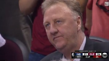 Larry Bird Was Really Pissed When The Pacers Gave Up Fast Break Dunk To LeBron James