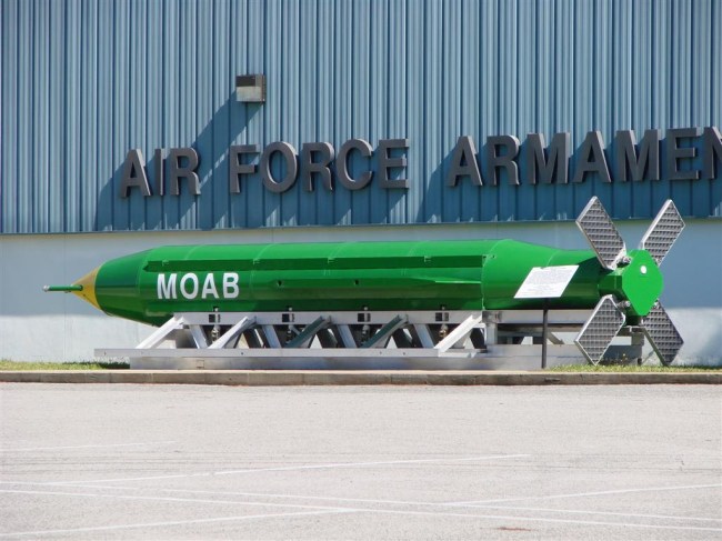 MOAB largest bomb