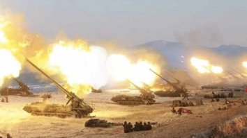VIDEO: North Korea’s Live-Fire Artillery Drills Erupt As U.S. Nuclear Sub Arrives In South Korea
