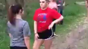 Heartwarming Moment Parents Cheer On Daughter To Bash Girl’s Face In During Fight