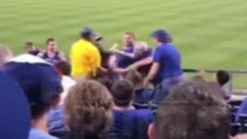 New Video Shows Royals Fan Hitting Woman With A Cheap Shot Punch To The Face While She Was Being Restrained