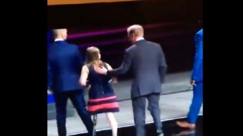 NFL Commissioner Roger Goodell Appears To Wipe Booger On One-Legged Handicapped Girl Who Beat Cancer At Draft