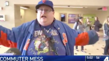 New York Mets Fan Has Meltdown On TV When New Jersey Transit Train Delays Cause Him To Miss Opening Day